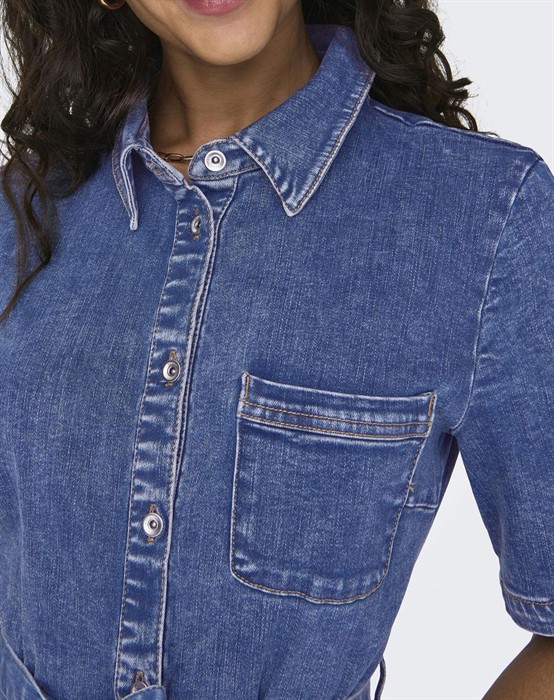 Lana Long Denim Kjole